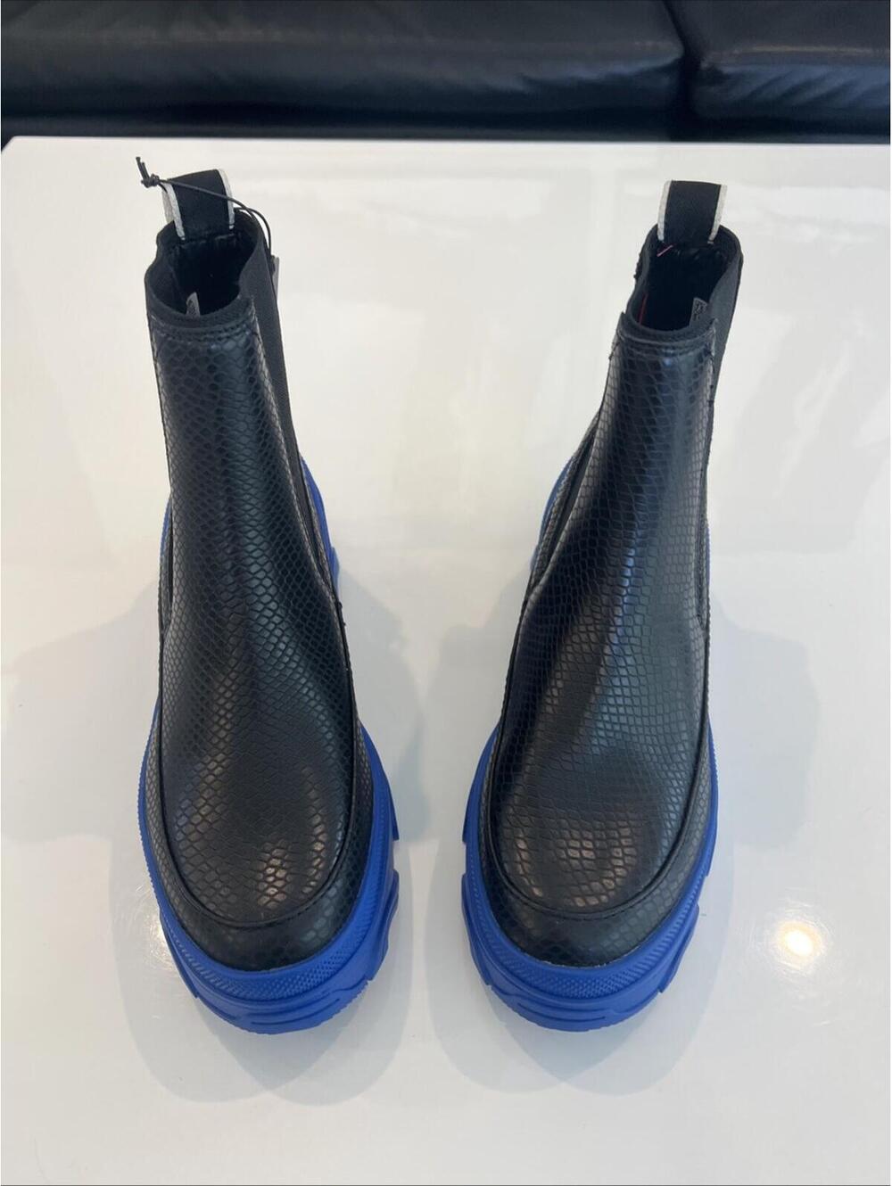$179 New SOREL Brex Chelsea Boot Size 6 Womens Black Blue Waterproof - Picture 2 of 6